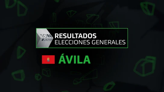 Resultados elecciones generales 10N en la provincia de Ávila Resultados elecciones generales 10N en la provincia de Ávila