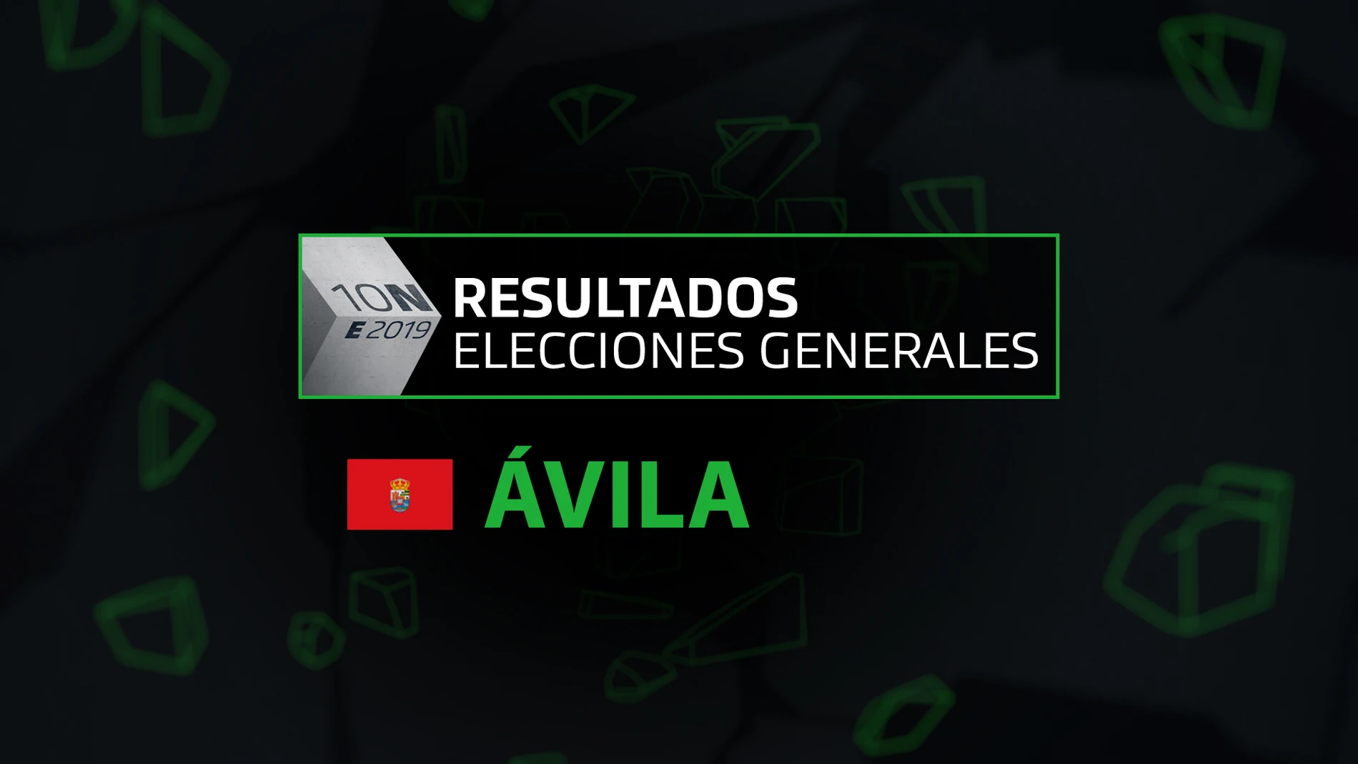 Resultados elecciones generales 10N en la provincia de Ávila
