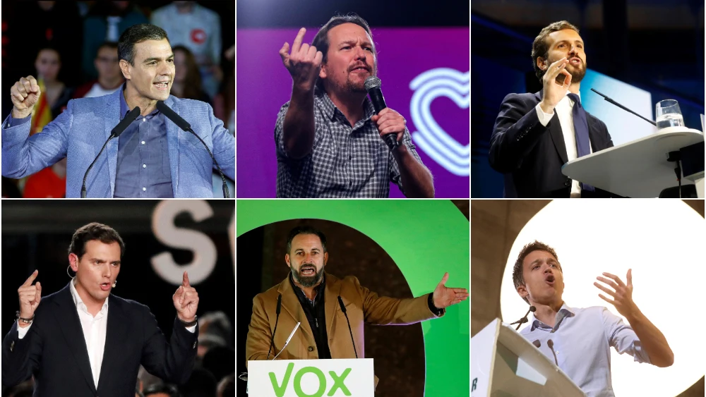 Imagen de los candidatos a la presidencia del Gobierno