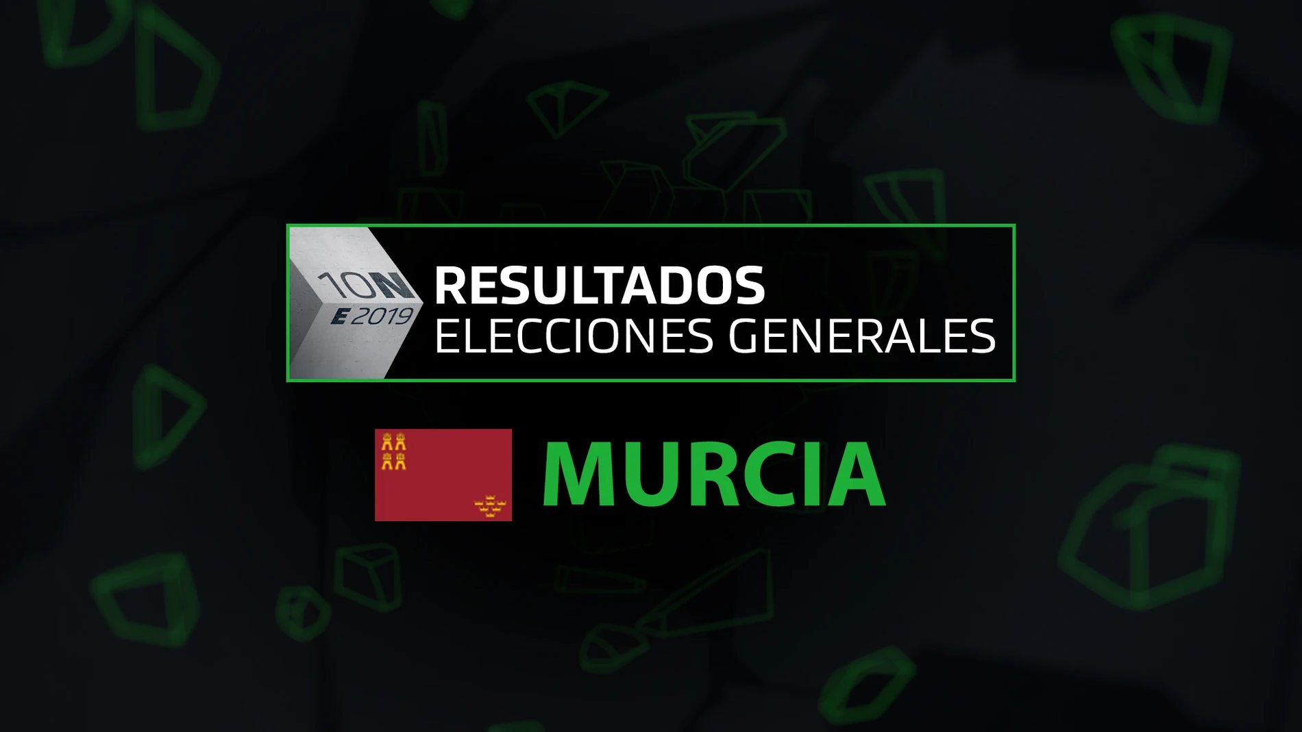 Resultados elecciones generales 10N en la comunidad de Murcia