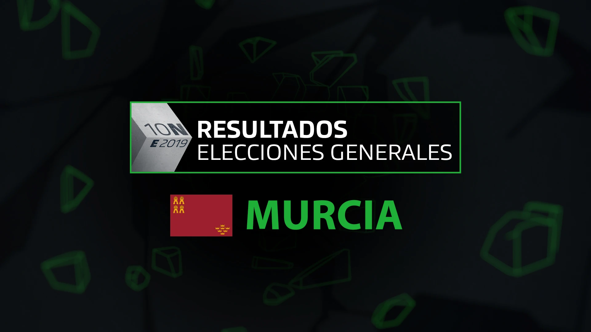 Resultados elecciones generales 10N en la comunidad de Murcia