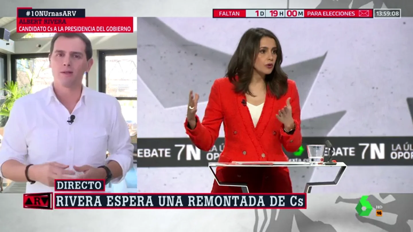 Albert Rivera, en Al Rojo Vivo Albert Rivera, en Al Rojo Vivo
