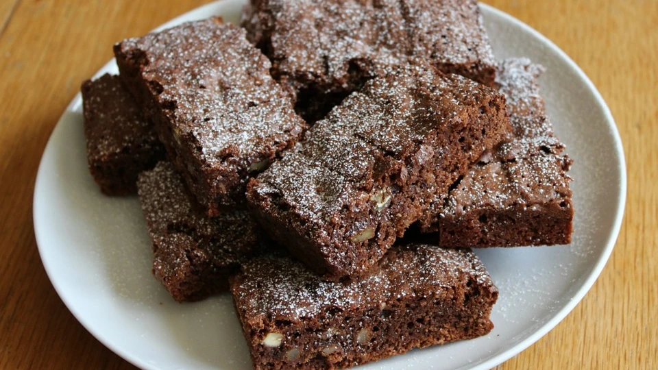 Imagen de archivo de tarta de chocolate.