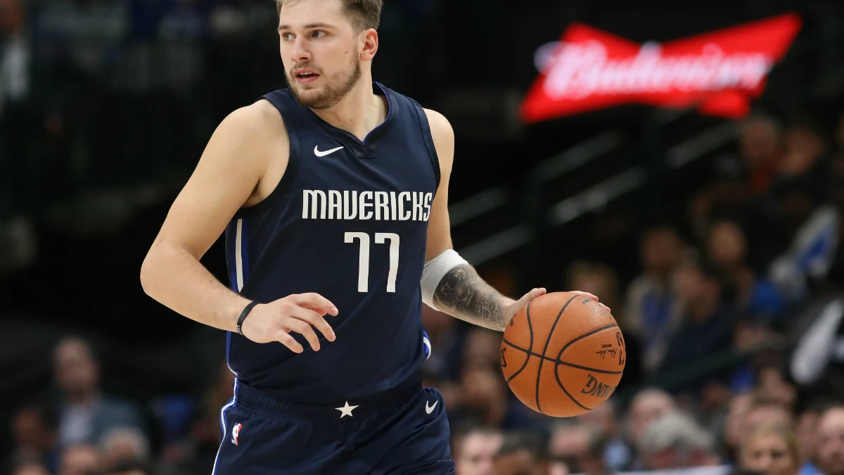 Luka Doncic, con los Mavericks