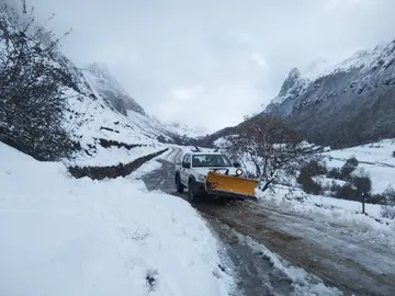 La nieve llega a puntos altos de León, Asturias y Cantabria La nieve llega a puntos altos de León, Asturias y Cantabria