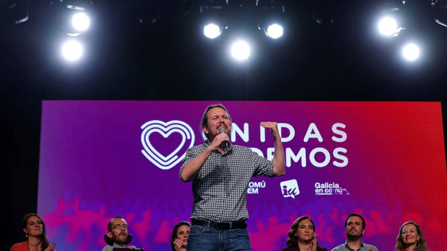 Pablo Iglesias en el cierre de campaña de Unidas Podemos Pablo Iglesias en el cierre de campaña de Unidas Podemos