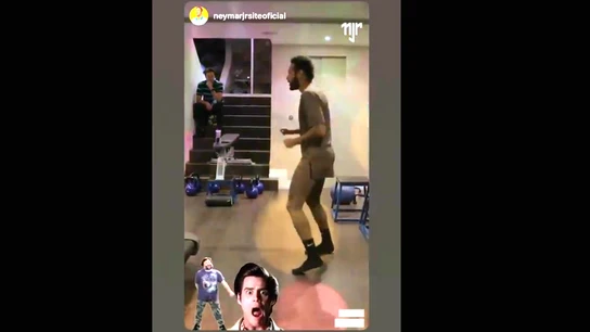 Neymar, bailando Neymar, bailando