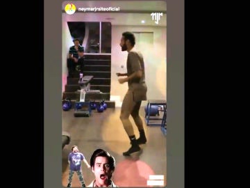Neymar, bailando Neymar, bailando