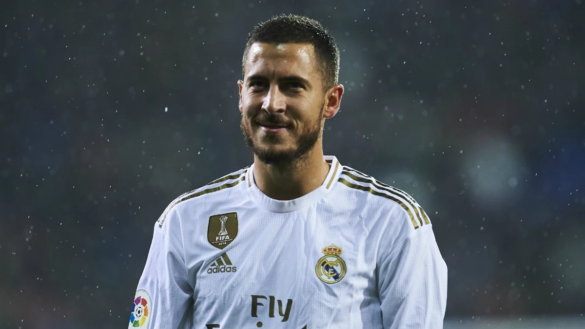 Eden Hazard sonríe