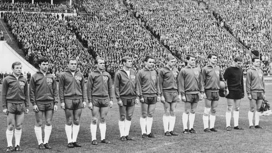 La selección de Alemania Oriental La selección de Alemania Oriental