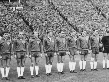 La selección de Alemania Oriental La selección de Alemania Oriental