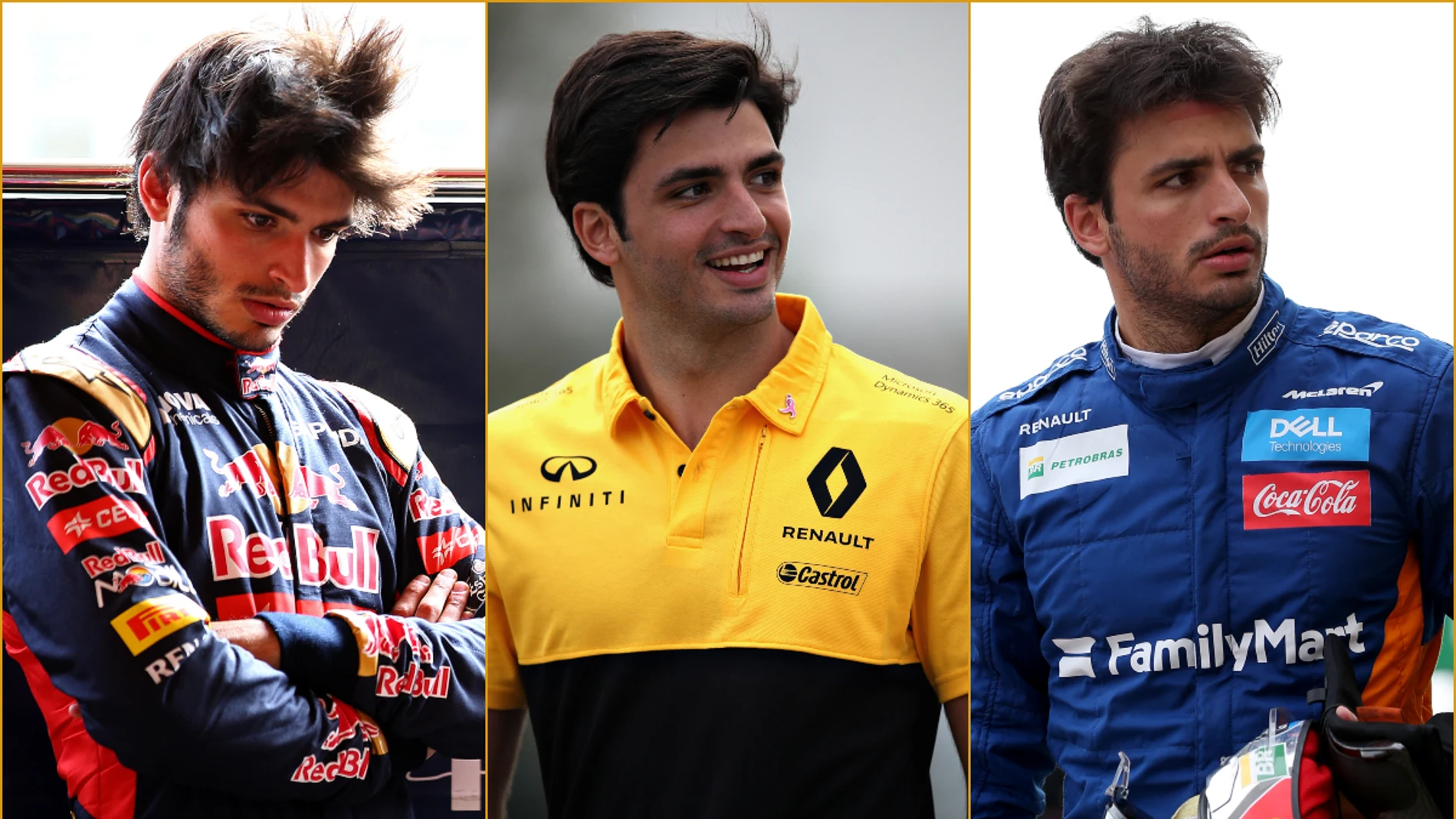 Carlos Sainz, en Toro Rosso, Renault y McLaren