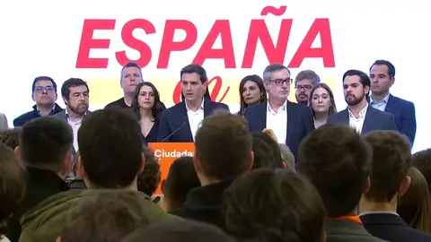 Albert Rivera tras el resultado de las elecciones generales Albert Rivera tras el resultado de las elecciones generales