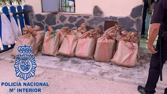 Imagen de archivo de una incautación de la Policía Imagen de archivo de una incautación de la Policía