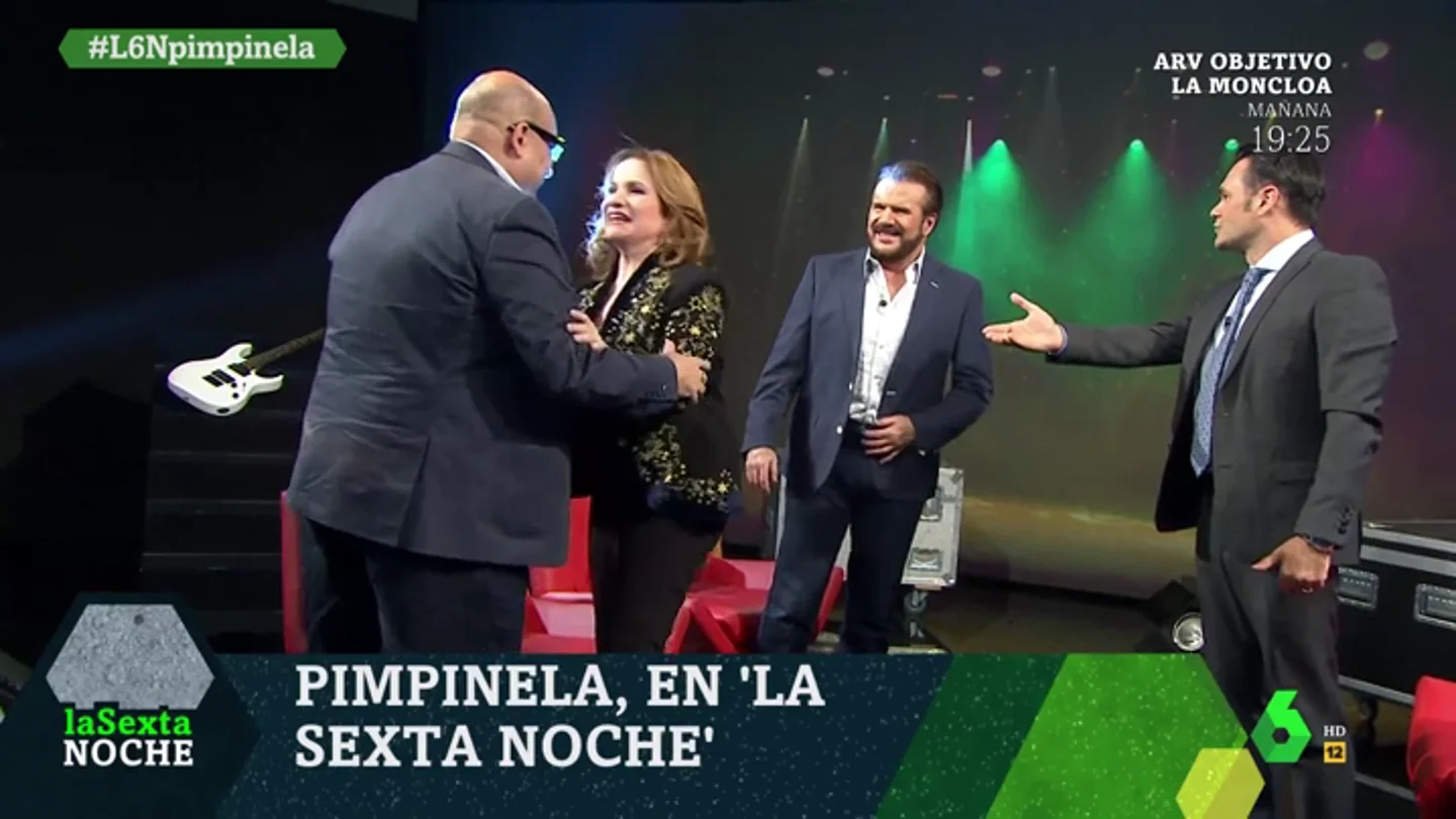 laSexta Noche cumple el "sueño" del periodista Miquel Giménez: conocer a Pimpinela laSexta Noche cumple el "sueño" del periodista Miquel Giménez: conocer a Pimpinela