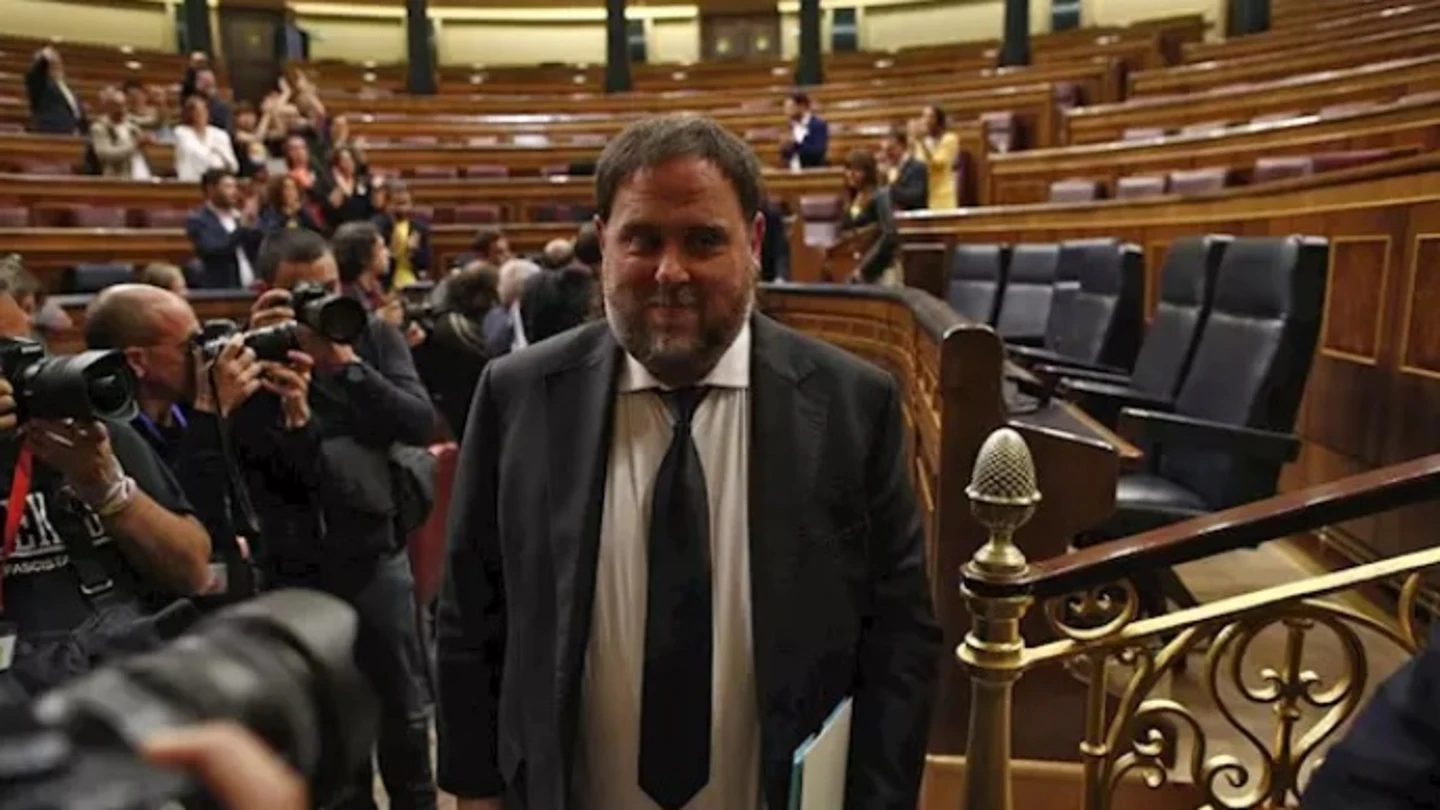 Imagen de Oriol Junqueras en el Congreso (Archivo) Imagen de Oriol Junqueras en el Congreso (Archivo)