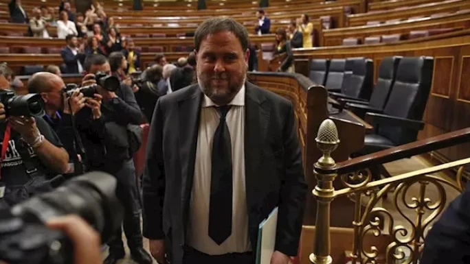 Imagen de Oriol Junqueras en el Congreso (Archivo)