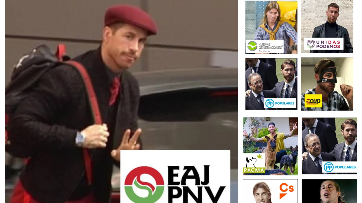 Sergio Ramos, meme electoral Sergio Ramos, meme electoral