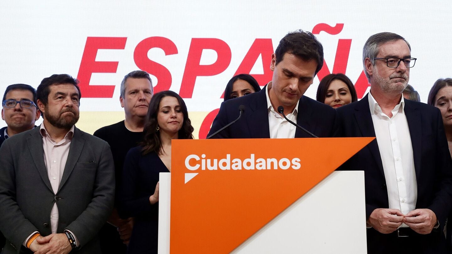 Albert Rivera valora los resultados electorales la noche del 10N