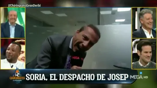 Cristóbal Soria se cuela en el despacho de Josep Pedrerol y descubre su secreto mejor guardado Cristóbal Soria se cuela en el despacho de Josep Pedrerol y descubre su secreto mejor guardado