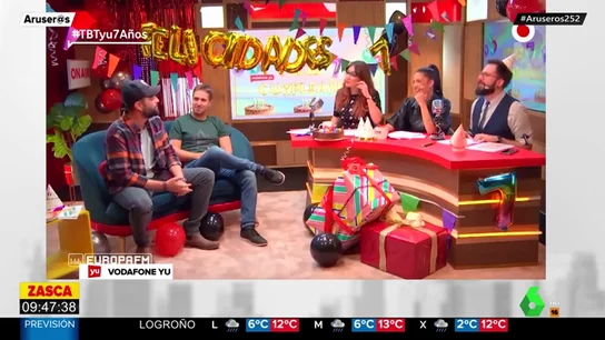 Dani Mateo, a sus excompañeros de Yu: "Os hecho taanto de menos hasta que veo mi nómina" Dani Mateo, a sus excompañeros de Yu: "Os hecho taanto de menos hasta que veo mi nómina"