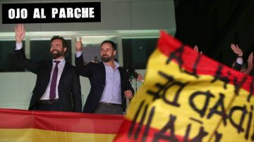 Santiago Abascal celebra el resultado de las elecciones del 10N