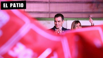 Pedro Sánchez en la noche electoral del 10N