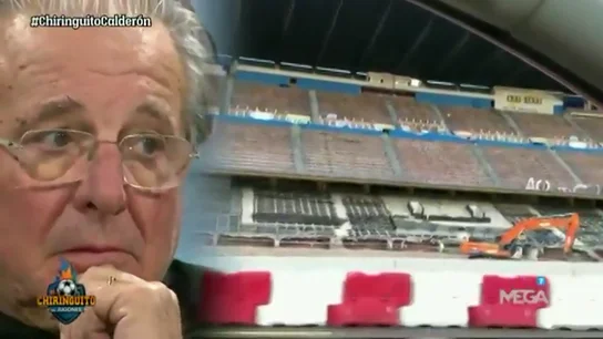 Las emoción de Jorge D'Alessandro con los últimos momentos del Vicente Calderón Las emoción de Jorge D'Alessandro con los últimos momentos del Vicente Calderón