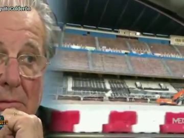 Las emoción de Jorge D'Alessandro con los últimos momentos del Vicente Calderón Las emoción de Jorge D'Alessandro con los últimos momentos del Vicente Calderón