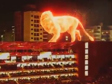 León 'gigante' en el nuevo estadio de Estudiantes León 'gigante' en el nuevo estadio de Estudiantes