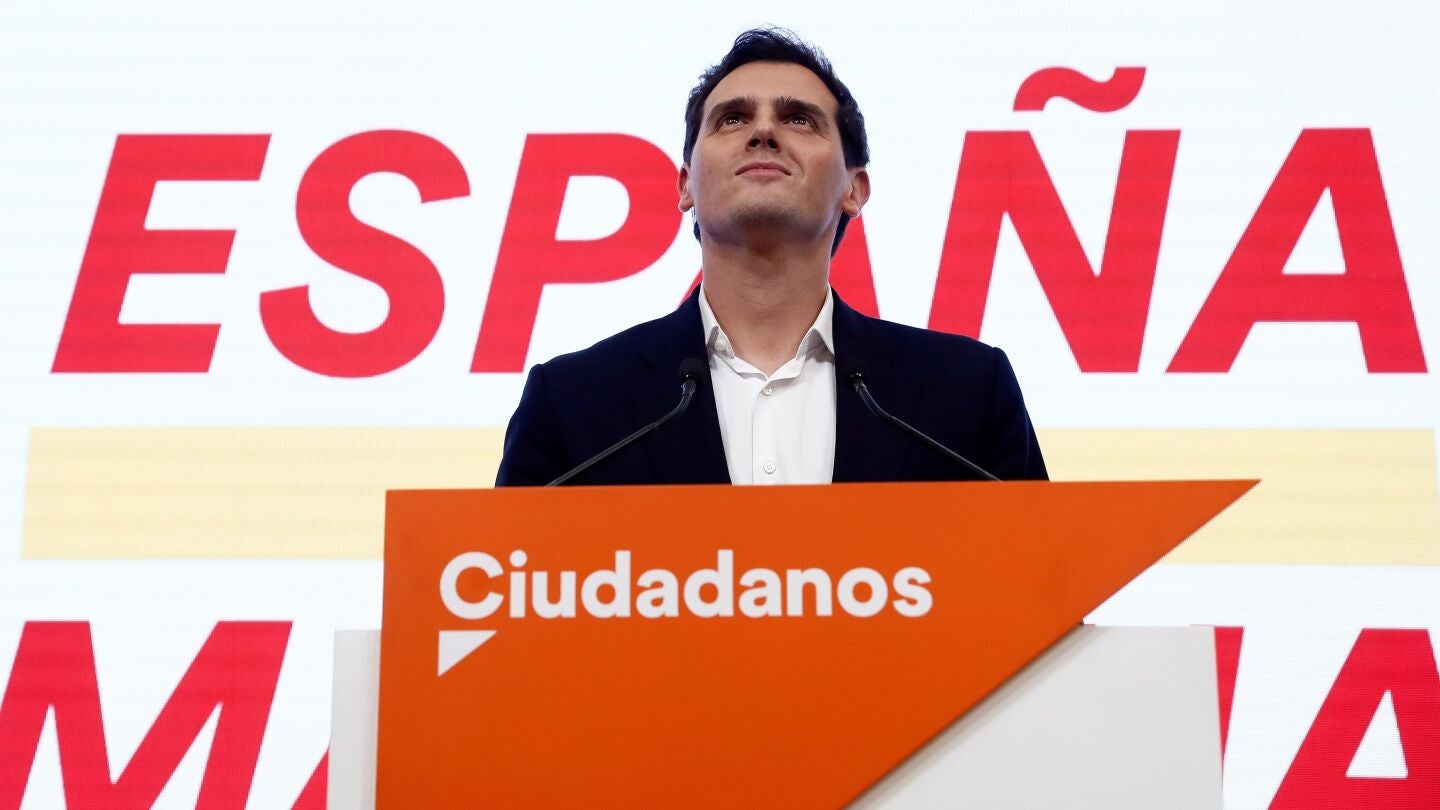 Albert Rivera tras la debacle electoral de Cs el 10N
