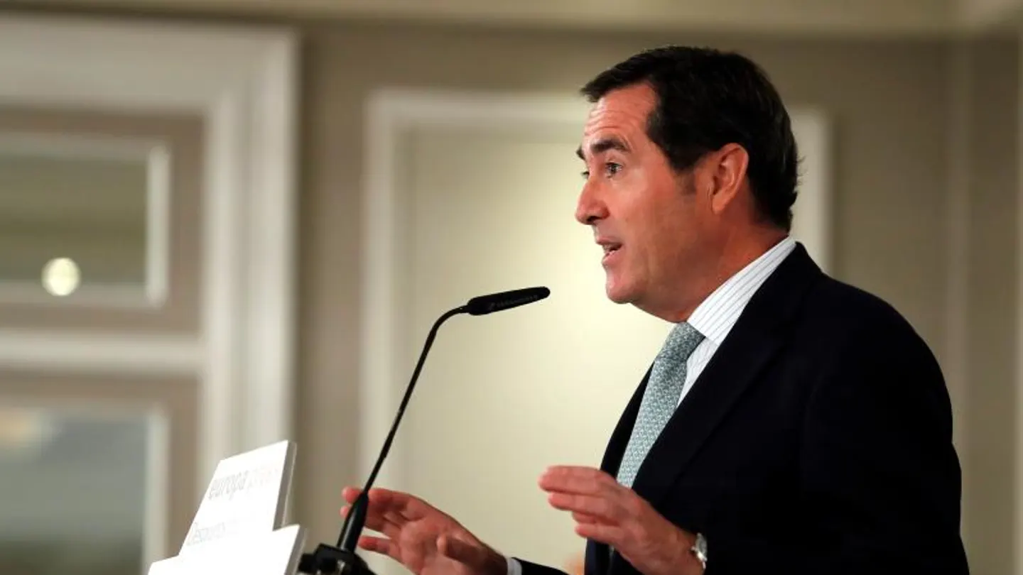El presidente de la CEOE, Antonio Garamendi El presidente de la CEOE, Antonio Garamendi