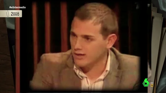 Albert Rivera, en 2008 Albert Rivera, "el increíble hombre cambiante": así cambiaba de opinión cada vez que le daba un "brote de fiebre naranja"