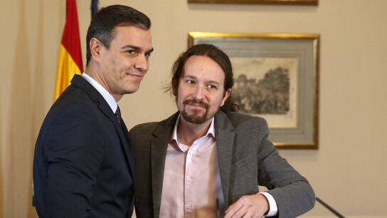 Pedro S&aacute;nchez y Pablo Iglesias