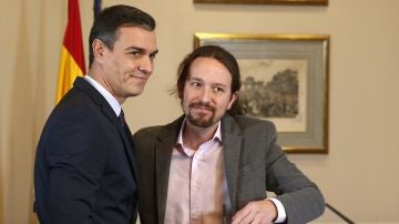 Pedro Sánchez y Pablo Iglesias