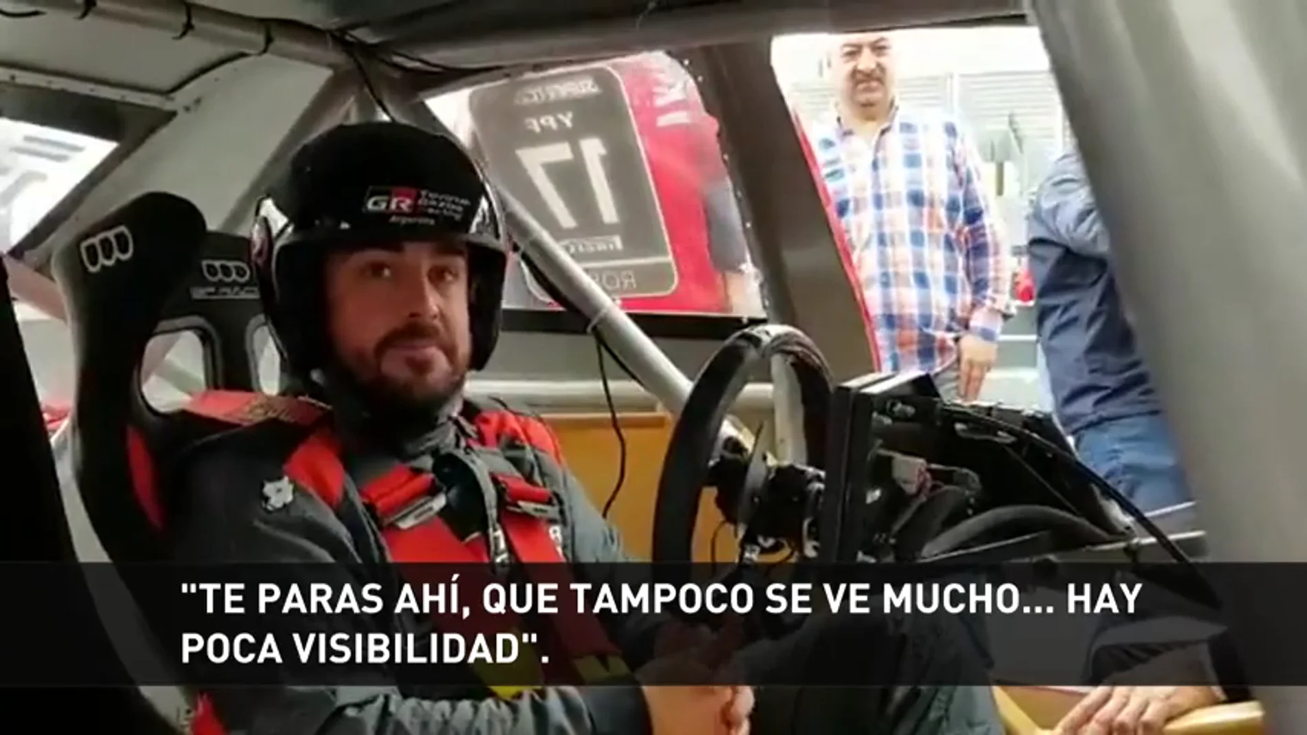 Fernando Alonso causa sensación en Argentina: "Miento si digo que estoy al nivel de Carlos Sainz o Peterhansel"