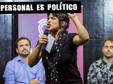 Teresa Rodríguez en un acto electoral en Sevilla 