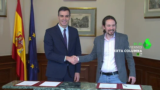 'Sanchez e Iglesias, contra el Dr.no", en laSexta Columna 'Sanchez e Iglesias, contra el Dr.no", en laSexta Columna