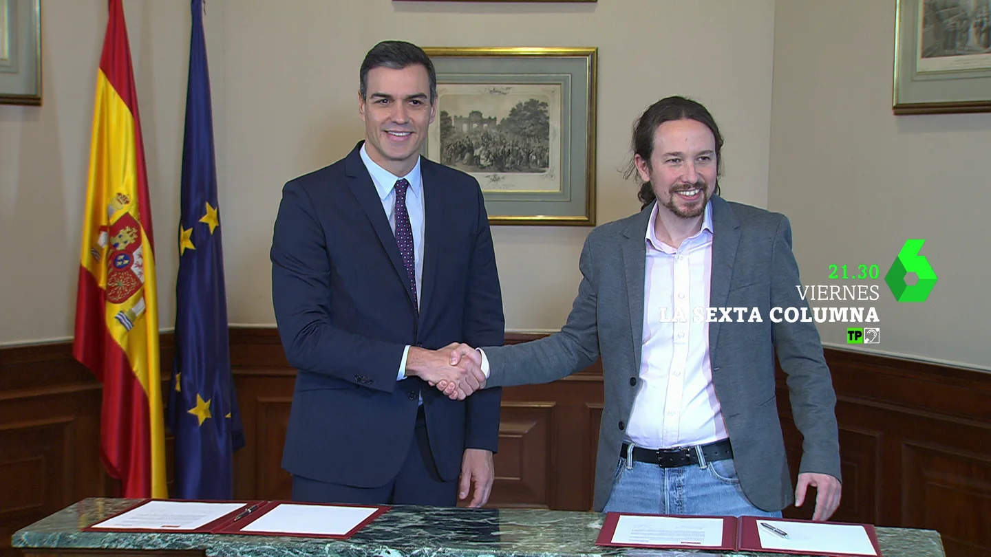 'Sanchez e Iglesias, contra el Dr.no", en laSexta Columna 'Sanchez e Iglesias, contra el Dr.no", en laSexta Columna