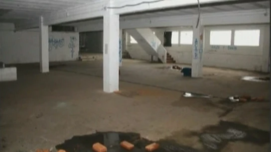 La nave donde se halló el cuerpo de Diana Quer La nave donde se halló el cuerpo de Diana Quer