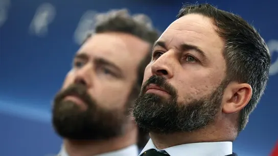 Santiago Abascal con Iván Espinosa de los Monteros Santiago Abascal con Iván Espinosa de los Monteros