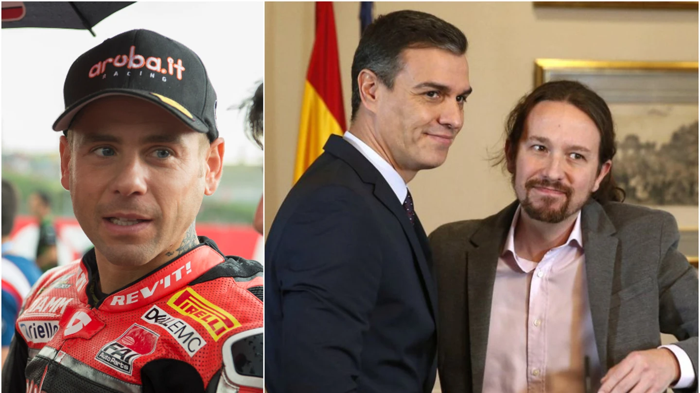 Álvaro Bautista carga contra Pedro Sánchez y Pablo Iglesias Álvaro Bautista carga contra Pedro Sánchez y Pablo Iglesias