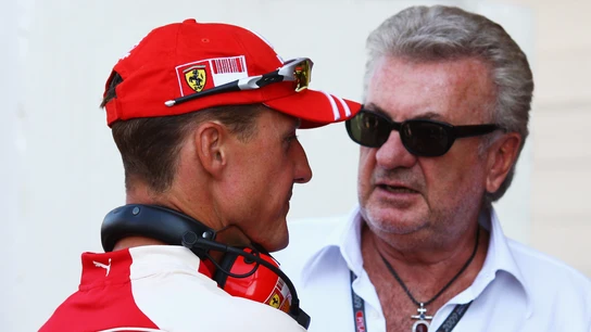 Schumacher, junto a Willi Weber Schumacher, junto a Willi Weber