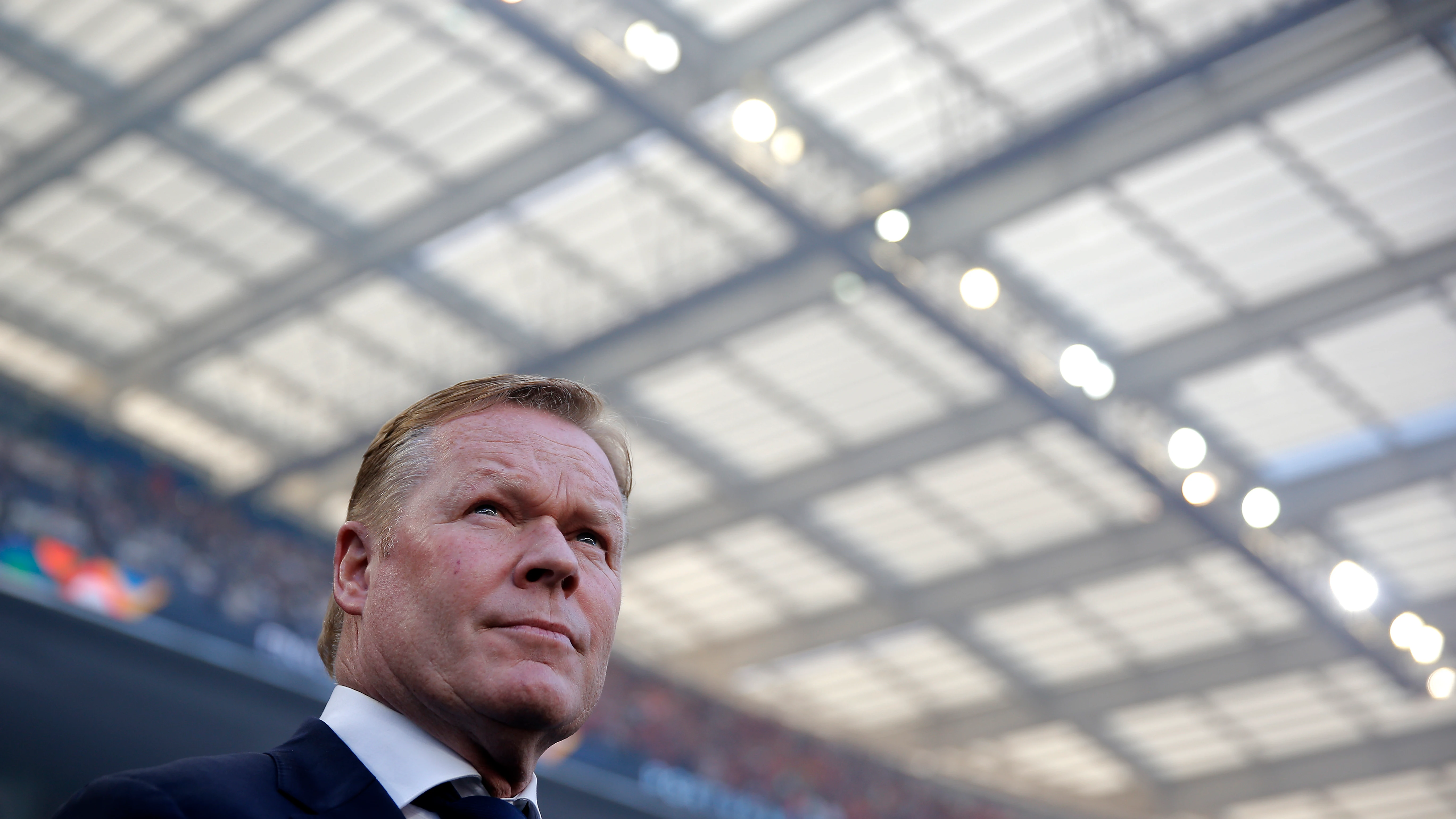 Koeman, durante un partido