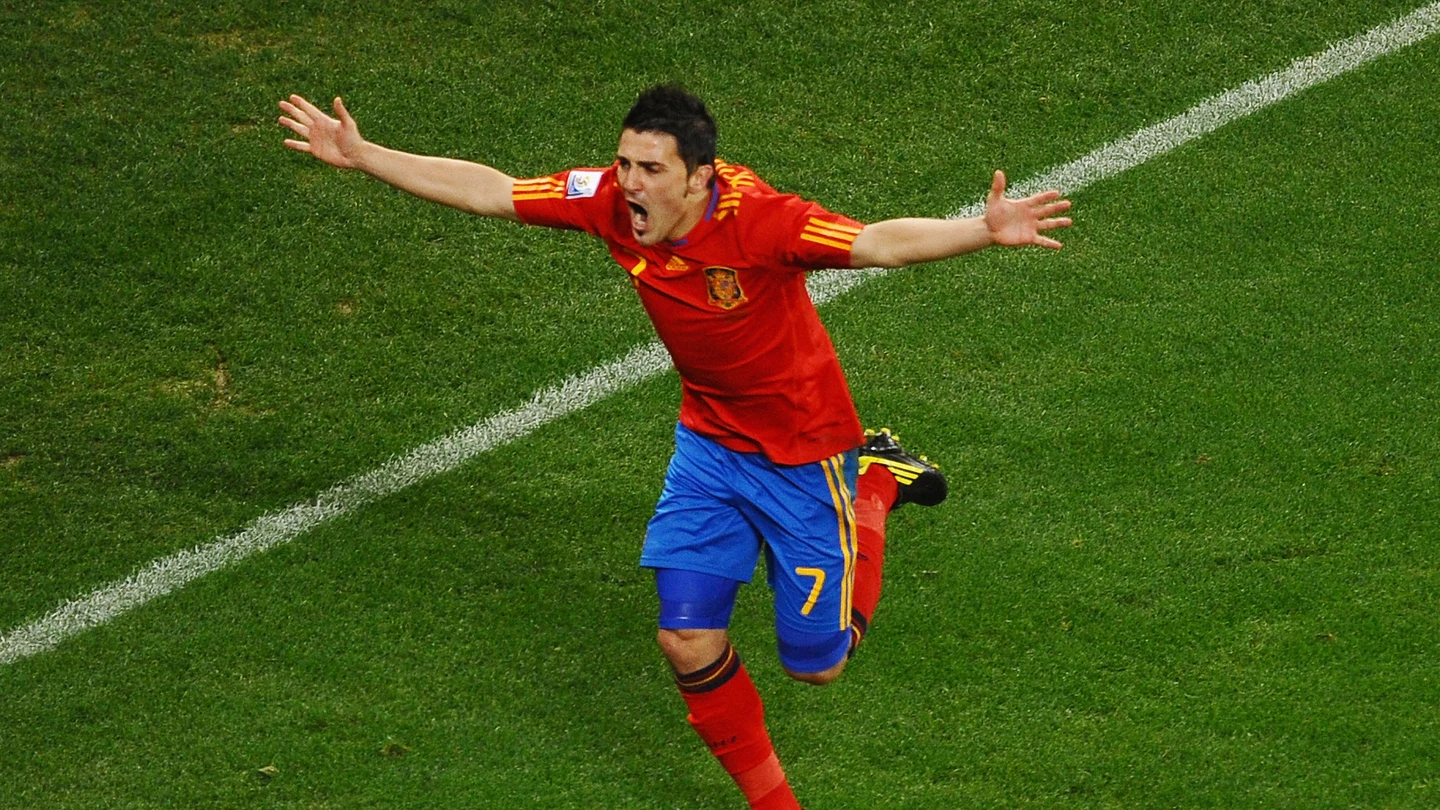 David Villa durante un partido de la Selección Española David Villa durante un partido de la Selección Española