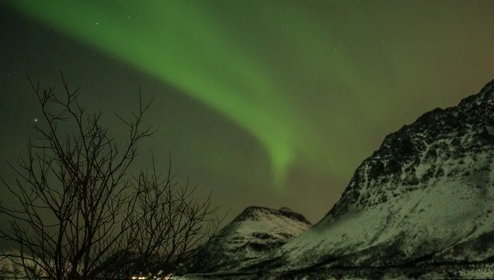 Aurora boreal en Laponia finlandesa