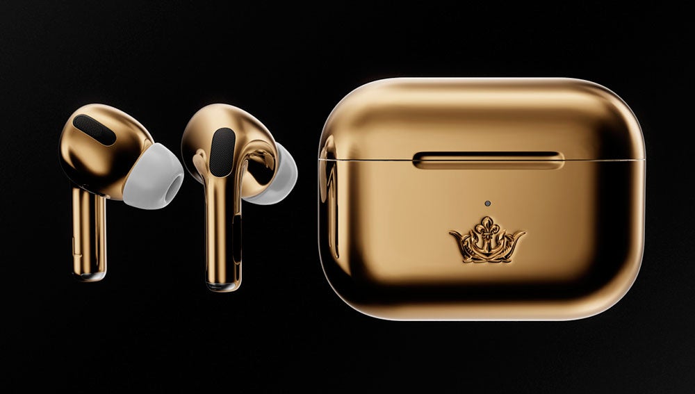 AirPods Gold Edition de Caviar