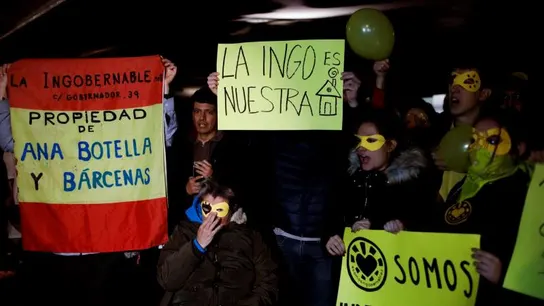 Protestas por el desalojo de La Ingobernable Protestas por el desalojo de La Ingobernable