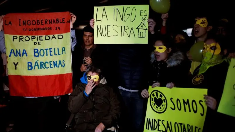 Protestas por el desalojo de La Ingobernable