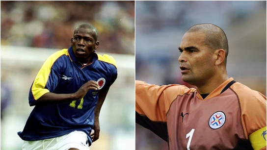 Asprilla y Chilavert Asprilla y Chilavert